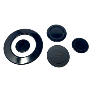 kit ricambio piattelli spartifiamma cucina a gas piano cottura Rex Electrolux Castor Zoppas 3 fuochi +tripla corona - immagine 1