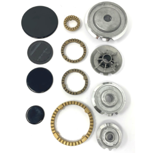 Kit piattelli anelli spartifiamma e bruciatori cucina a gas piano cottura Ariston Indesit 4 fuochi - immagine 1