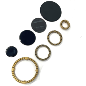 Ricambio kit piattelli e anelli spartifiamma cucina a gas piano cottura Ariston Indesit 4 fuochi - immagine 1