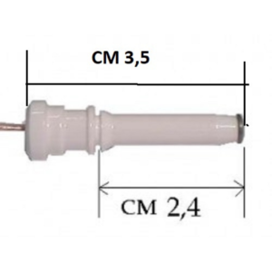 TECNOGAS CANDELETTA ACCENSIONE ELETTRONICA CUCINA A GAS LUNGHEZZA 3,5 cm. - immagine 1