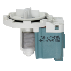 Motore pompa scarico lavatrice Beko Whirlpool Fagor Hotpoint Ariston 34 watt codice ricambio C00424614 - immagine 3