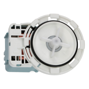Motore pompa scarico lavatrice Beko Whirlpool Fagor Hotpoint Ariston 34 watt codice ricambio C00424614 - immagine 4
