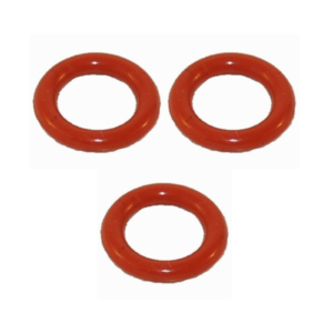 Kit 3 guarnizioni silicone ricambio per tappo caldaia ferro da stiro stirella 1/4 m. - immagine 1
