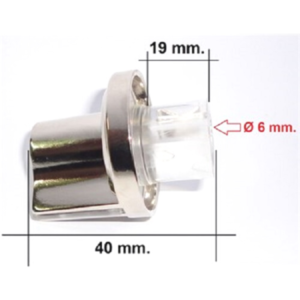 MANOPOLA INOX PIANO COTTURA SERIE PX7502 ORIGINALE 694976755 - immagine 2