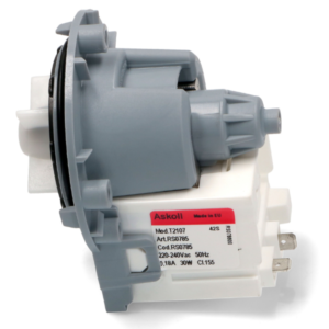Motore pompa scarico askoll ricambio lavatrice 30 W universale Electrolux Indesit Candy - immagine 3