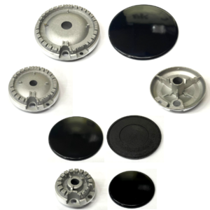 Kit 4 bruciatori e piattelli spartifiamma per cucina a gas Candy Hoover - immagine 1