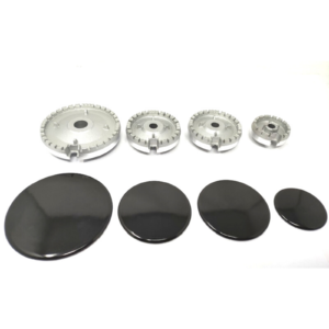 KIT BRUCIATORI + SPARTIFIAMMA PIANO COTTURA BEKO 4 FUOCHI ORIGINALI - immagine 1