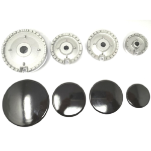 KIT BRUCIATORI + SPARTIFIAMMA PIANO COTTURA BEKO 4 FUOCHI ORIGINALI - immagine 2