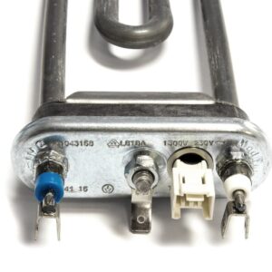 Resistenza lavatrice Candy Hoover Zerowatt 1300 watt codice ricambio 41034901 41042459 - immagine 2