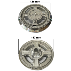 Glem Gas bruciatori piattelli spartifiamma piano cottura cucina 5 fuochi - immagine 4