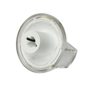 MANOPOLA BIANCA PIANO COTTURA REX ELECTROLUX AEG ZANUSSI 4055130241 ORIGINALE - immagine 2