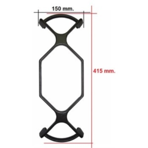 Griglia ghisa 2 fuochi piano cottura gas Whirlpool Ikea 480121104119 - immagine 3