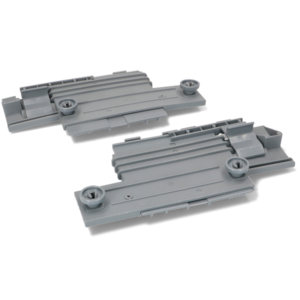 Smeg kit staffe supporto e ruote scorrimento cestello lavastoviglie destra e sinistra 690074913 ricambio originale - immagine 1