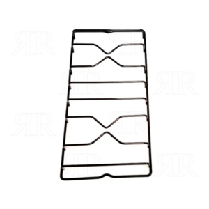 GRIGLIA 2 FUOCHI SMALTATA NERA PIANO COTTURA REX ZANUSSI ZOPPAS CASTOR 45,3 X 22 cm - immagine 1