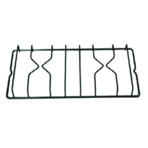 GRIGLIA 2 FUOCHI SMALTATA NERA PIANO COTTURA REX ZANUSSI ZOPPAS CASTOR 45,3 X 22 cm - immagine 2