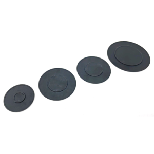 Kit 4 piattelli spartifiamma 4 fuochi neri lucidi cucina gas Candy Hoover - immagine 2