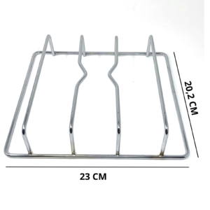 Griglia 1 fuoco in acciaio per cucina piano cottura Samet 20,2 x 23 cm - immagine 1