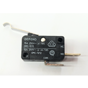 Ricambio micro Interruttore micro Pulsante Con Leva Curva Defond DMC-1215 2 FASTON 15 AMP - immagine 1