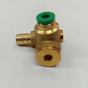 Valvola acqua 3 Vie in ottone ricambio per macchina da caffè Faber slot cialda sostituisce valvola in plastica - immagine 3