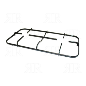 Griglia 2 fuochi smaltata nera cm.44,5 x 23 con 2 perni cucina gas Tecnogas - immagine 1
