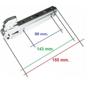 Glem gas coppia cerniere forno porta pesante Lunghezza 15.5 cm sportello molle - immagine 2