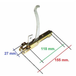Kit cerniere porta forno con portarullino Candy Hoover Zerowatt Gasfire 9229575 - immagine 4