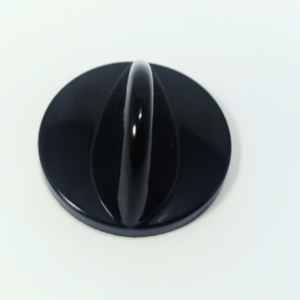 Manopola nera cucina a gas Nardi diametro esterno 38 mm attacco 6 mm mozzo raso - immagine 2