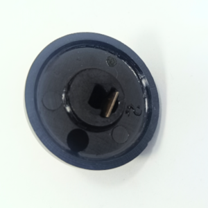 Manopola nera cucina a gas Nardi diametro esterno 38 mm attacco 6 mm mozzo raso - immagine 3