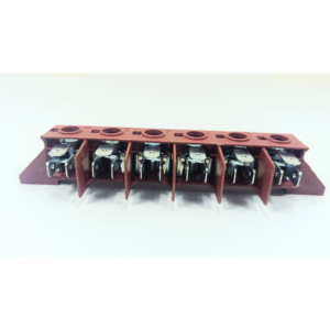 Morsettiera per collegamenti elettrici ricambio forno 6 faston per alte temperature - immagine 1