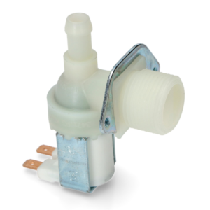 Elettrovalvola carico acqua lavatrice lavastoviglie 1 via 90 gradi 12 mm - immagine 1