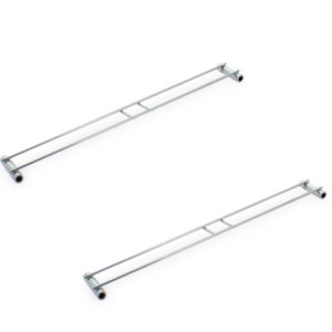 Kit 2 Barrette prolunga misura M per griglie Barbeque e Graticole - immagine 1