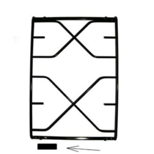 HOTPOINT ARISTON INDESIT CUCINA GRIGLIA 2 FUOCHI DESTRA 39,7 X 26,2 CM - immagine 1