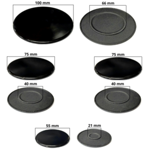 Serie 4 piattelli spartifiamma cucina gas e per piani cottura Vestel - immagine 3