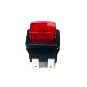 Interruttore luminoso rosso Polti vaporella ricambio originale M0006760 - immagine 1