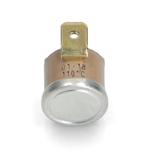 Ricambio termostato scatto fisso n.c. campini 110° faston verticali da 6,3 mm - immagine 3