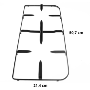 Kit 3 griglie per piano cottura Hotpoint Ariston Indesit Star 507x214 cm - immagine 4