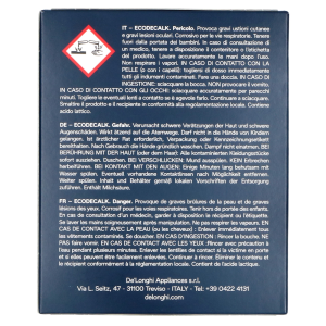 Decalcificante liquido per macchina da caffè DeLonghi 2 X 100 ml AS00006358 - 5513296011 - immagine 4