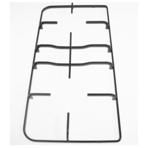 Aeg Fulgor Griglia cucina 2 fuochi piattina nera 46,7 x 23,2 cm. - immagine 1