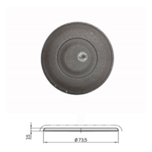 Piattello spartifiamma opaco cucina Whirlpool Ikea medio 481010611921 - immagine 1