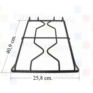 Ariston coppia 2 griglie piano cottura 4 fuochi nere codice ricambio C00032561 C00032437 - immagine 3