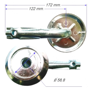 Parker bruciatore fornello cucina semirapido medio tubo lungo originale - immagine 1