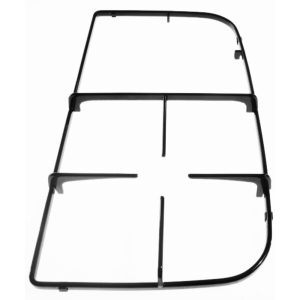Griglia cucina Ariston Indesit 1 fuoco + piastra nera lucida 46 x 23,5 cm - immagine 1