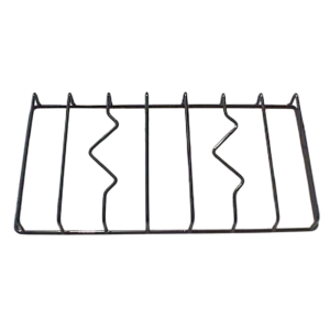 Griglia 1 fuoco centrale smaltata nera cucina piano cottura Smeg 40,4 x 20,9 cm - immagine 1