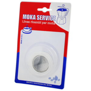 Kit guarnizioni in gomma con filtro 1 tazza per moka - immagine 1