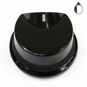 Manopola marrone per piano cottura cucina Foster 40 mm - immagine 1