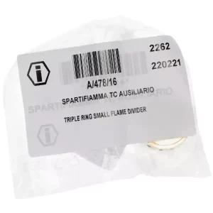 Spartifiamma ottone centrale tripla corona piano cottura Ilve originale A/478/16 - immagine 3