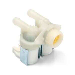Elettrovalvola 2 vie per lavatrice Candy Hoover ricambio originale 41040283 - immagine 2