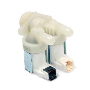 Elettrovalvola 2 vie per lavatrice Candy Hoover ricambio originale 41040283 - immagine 1
