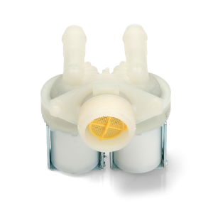 Elettrovalvola 2 vie per lavatrice Candy Hoover ricambio originale 41040283 - immagine 3