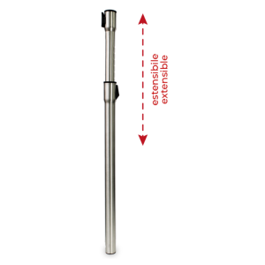 Tubo rigido estensibile per aspirapolvere Miele 35mm cromato 10275580 - 9265991 - immagine 3